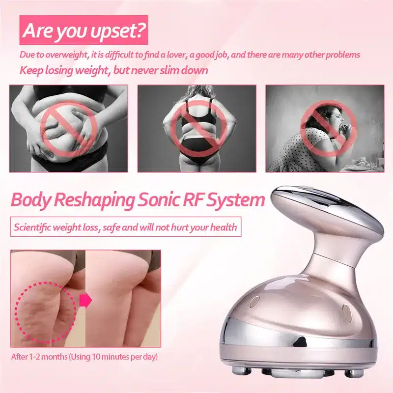 RF Cavitation Ultrasonic Slimming Massager LED Fat Burner Anti Cellulite Lipo Device Skin Tightening Weight Loss Beauty Machine 17