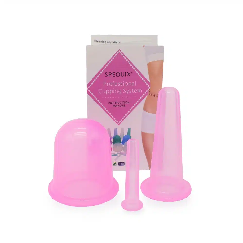 3PCS Massage Cupping Cups Full Body&Face Chinese Vacuum Therapy Cupping Set For Anti-Cellulite Pain Relief 4