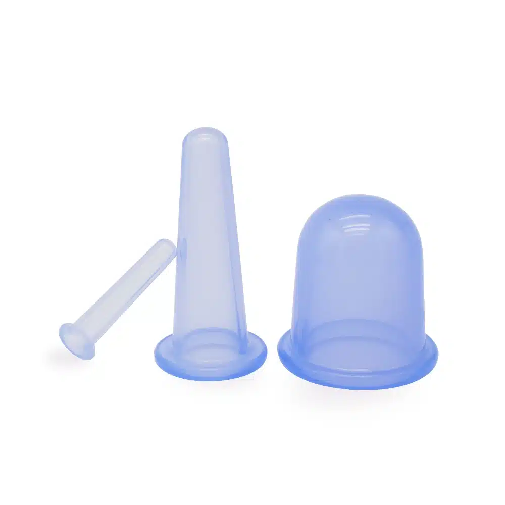 3PCS Massage Cupping Cups Full Body&Face Chinese Vacuum Therapy Cupping Set For Anti-Cellulite Pain Relief 5