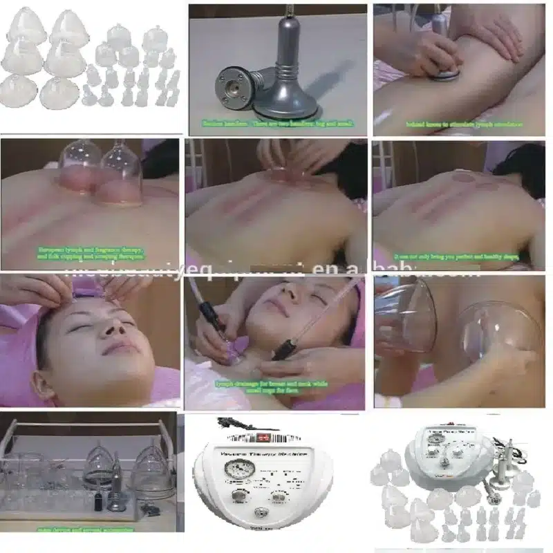 Body shaping Vacuum Massage Therapy With Breast Enlargement Pump & Cupping Massager & Cellulite Removal 20