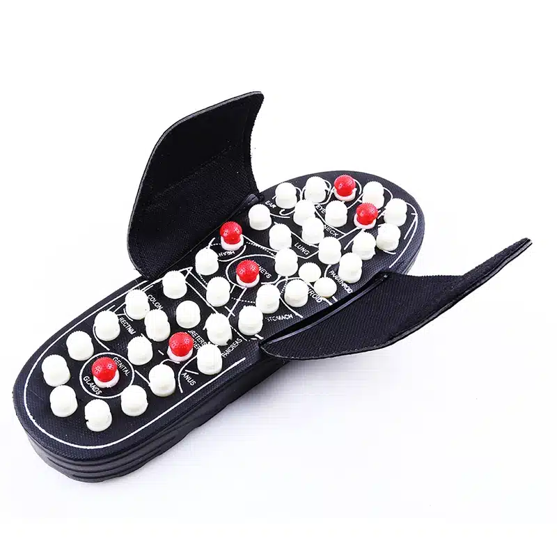 Acupoint Massage Slippers Sandal For Men Feet Chinese Acupressure Therapy Medical Rotating Foot Massager Shoes Unisex 258 3