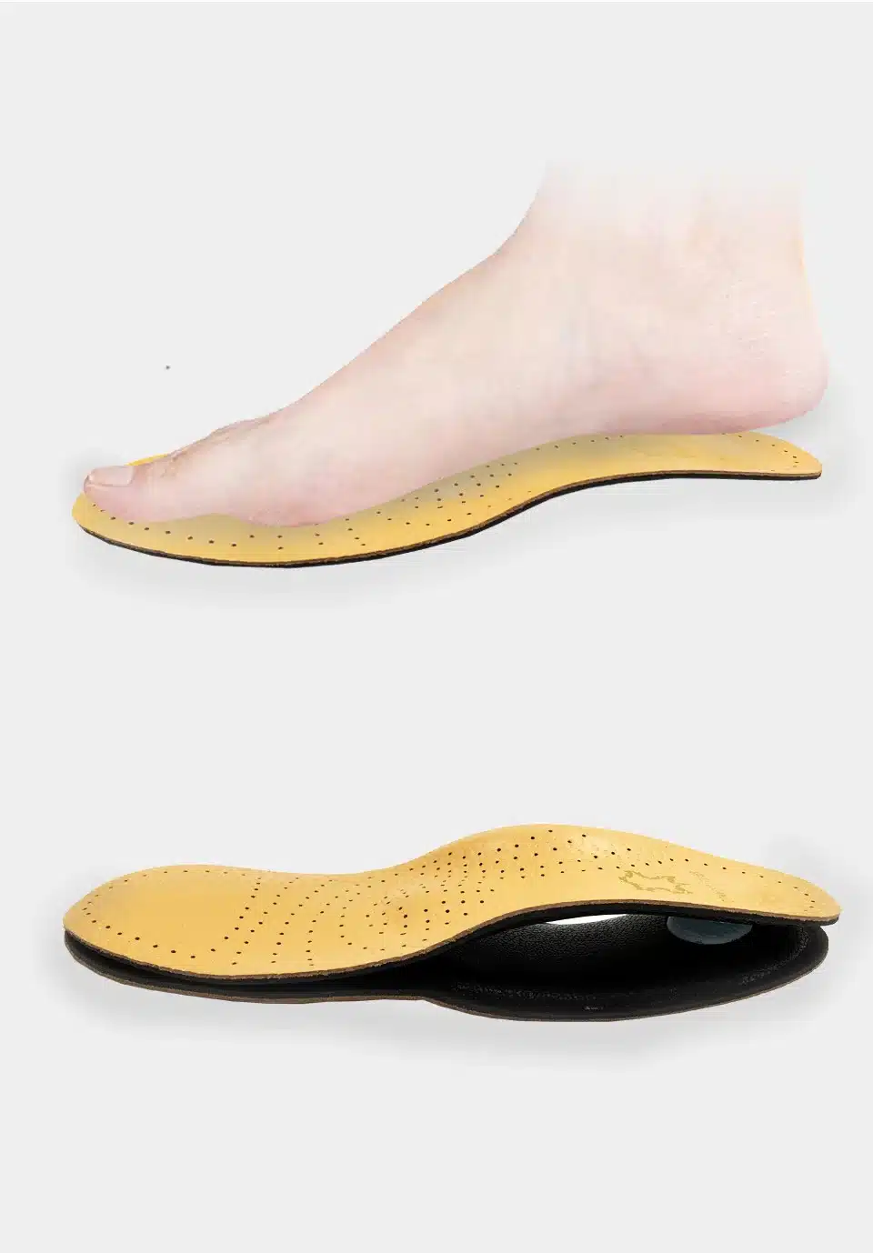KOTLIKOFF leather orthopedic insole antibacterial active carbon latex orthotic arch support flat foot shoe pad orthopedic insert 18