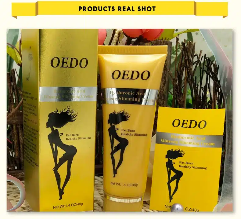 OEDO Hyaluronic Acid Ginseng Slimming Cream Reduce Cellulite Lose Weight Burning Fat Slimming Cream Health Care Burning Creams 18