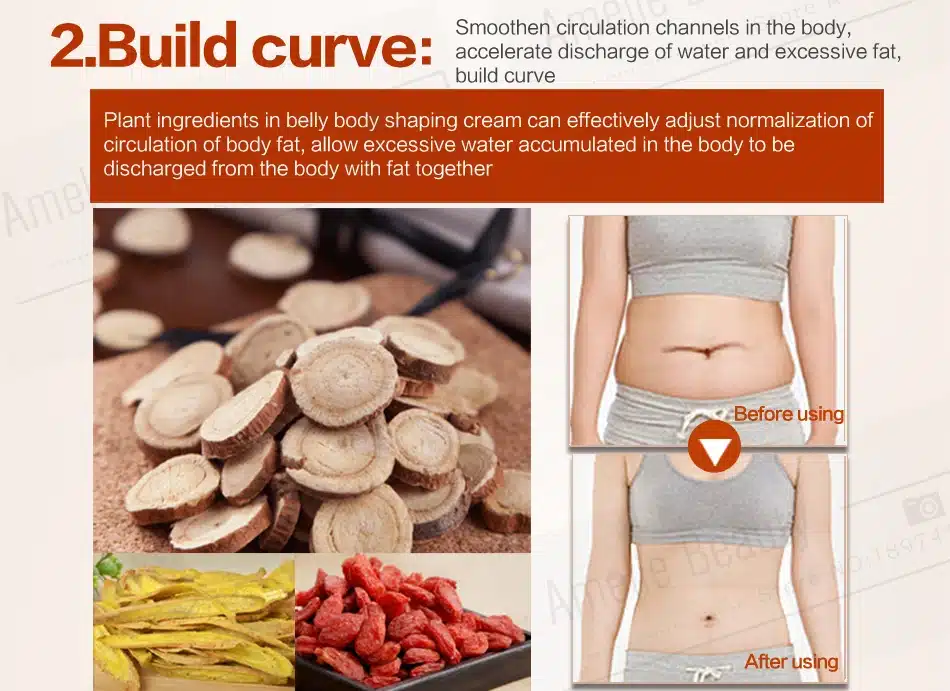 MEIKING Slimming Cream Skincare Reduce Cellulite Lose Weight Loss Burning Fat Slimming Cream Health Care Burning Creams 80g 18