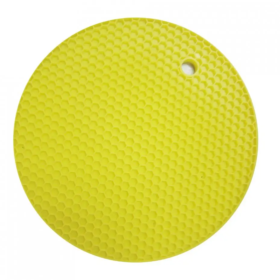 18cm Round Heat Resistant Silicone Mat Drink Cup Coasters Non-slip Pot Holder Table Placemat Kitchen Accessories 15