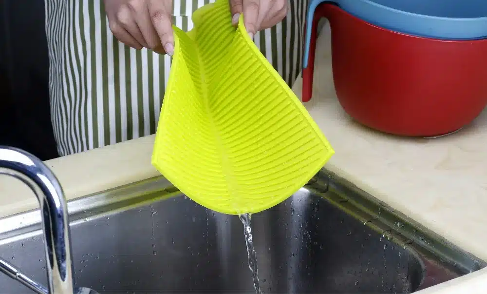 Large Flat Drying Matte Premium Silicone Heat Resistant Tableware Safe dishes Pad Tableware Table Mat Placemat 14