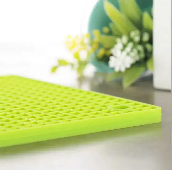 1PC New Non-slip Silicone Table Placemat Cup Coaster Heat Resistant Pot Holder Kitchen Accessories LB 301 3