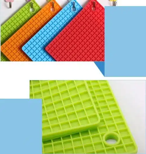 1PC New Non-slip Silicone Table Placemat Cup Coaster Heat Resistant Pot Holder Kitchen Accessories LB 301 6