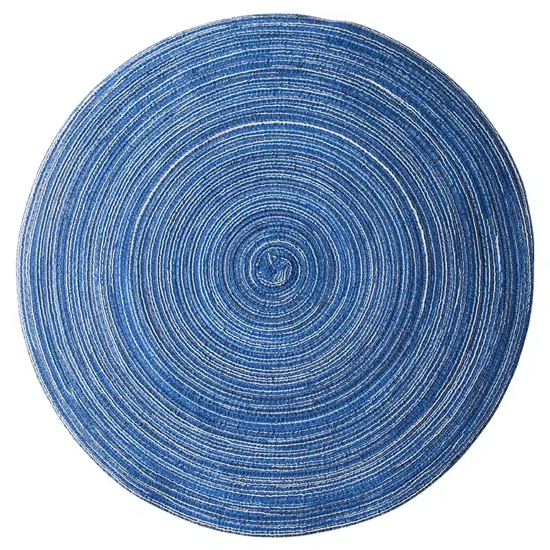 Home Mat Design Table Ramie Insulation Pad Round Placemats Linen Table Mats Kitchen Accessories Decoration Home Pad Coaster 38