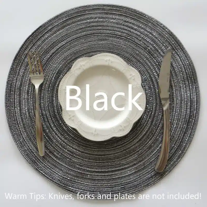 Home Mat Design Table Ramie Insulation Pad Round Placemats Linen Table Mats Kitchen Accessories Decoration Home Pad Coaster 42