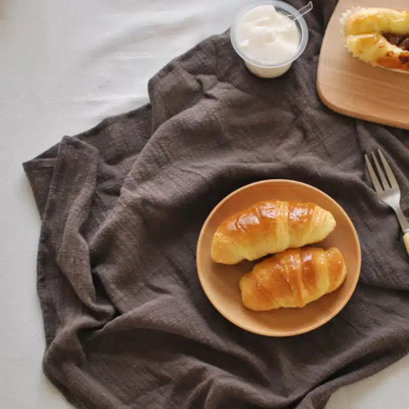 Newest 45*65cm Solid Simple Japanese Style Mat Napkin Cotton Linen Dessert Table Napkins Tea Towels Kitchen Dishcloth Placemats 15