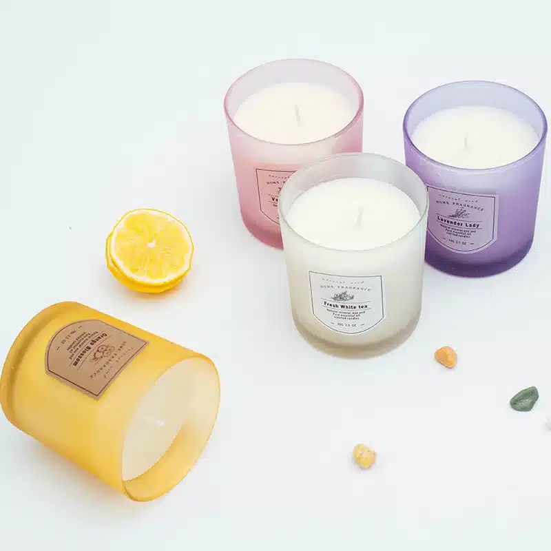 1PCS70g pure natural Aromatherapy small Candle Wedding Party Romantic Scented Candles Flameless Wax Candles Last 18hours 9