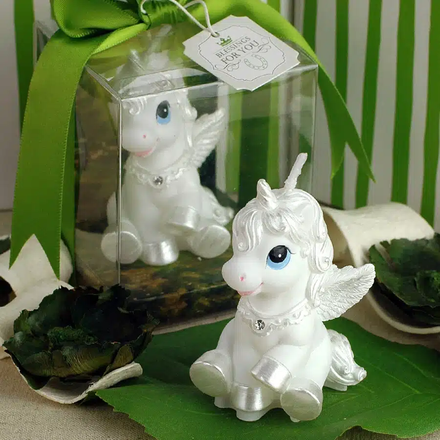 Amazing Mini Unicorn Model Art Cake Candle for Wedding Party Children Baby Birthday Candles Decor Pink Pony Candles Party Gifts 20