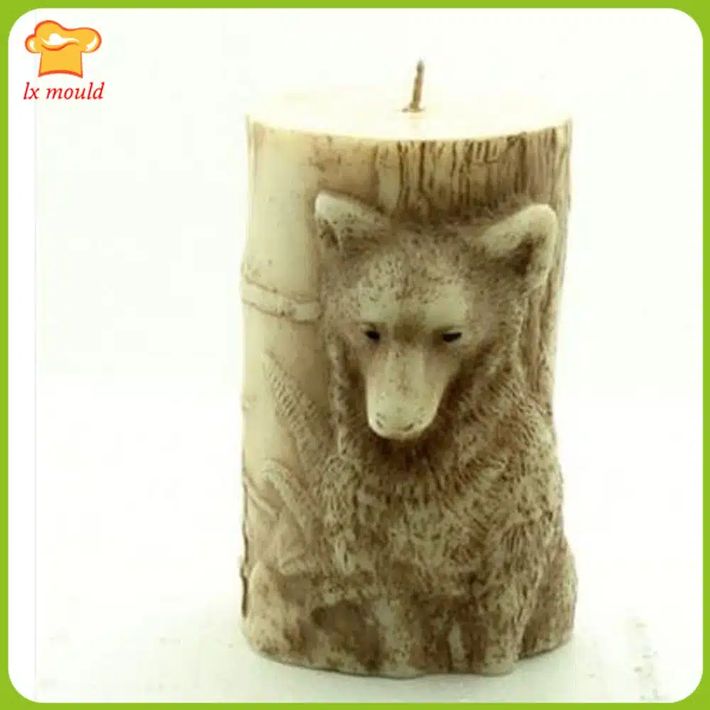 Elephant Cylindrical Candle Pattern Dolphin Candle Tool Bears Soap Mold Horse Shape Cake Dress Diy Candle Handmade Mold 5