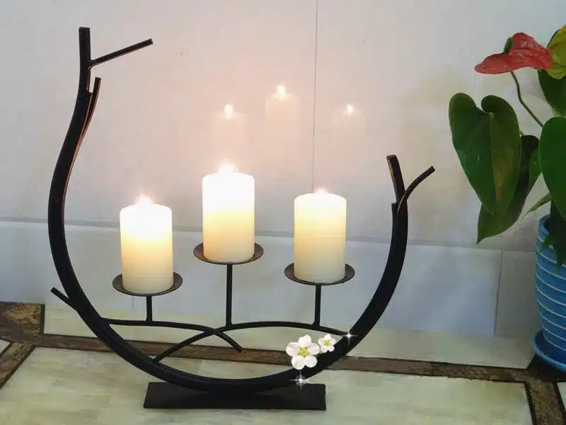 Candle Stand Wedding Candlestick Candelabra Fashion romantic dining table wedding home decoration Handmade Candle Holder Hot sel 9