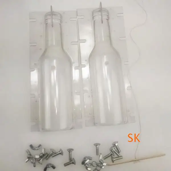 diy candle mould easy handle beerbottle-shaped candle mold free shipping 5
