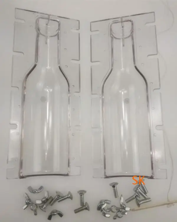 diy candle mould easy handle beerbottle-shaped candle mold free shipping 6