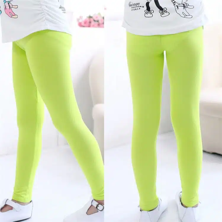 Girl Pants Soft Elastic Modal Cotton Kids Leggings Candy Color Girls Skinny Pants Trousers Solid Color 2-13Y Children Trousers 22