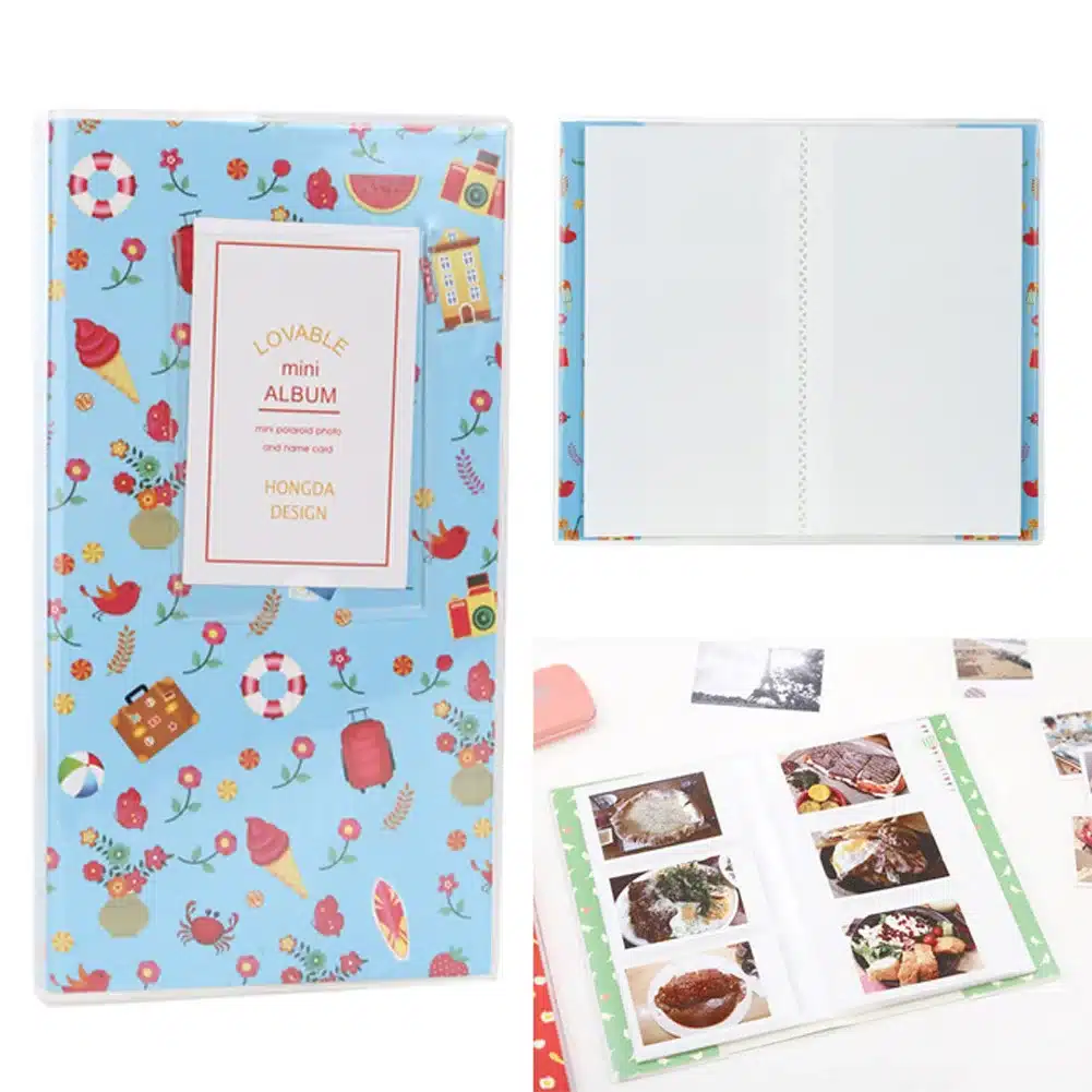 84 Pockets Album Case Storage Polaroid Photo Mini 3 Inch Album Photo Storage Case Fashion Home Family Friends Saving Souvenir 11