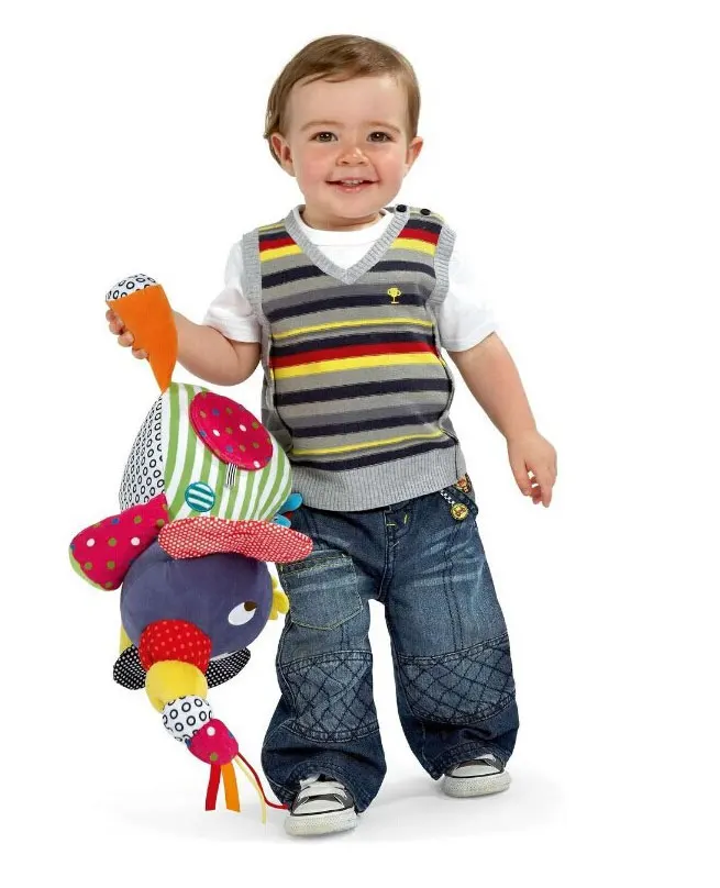 Educational Toys For Baby 0-12 Month Cartoon Plush Elephant Baby Rattles Brinquedos Para Bebe Oyuncak Baby Toys 6