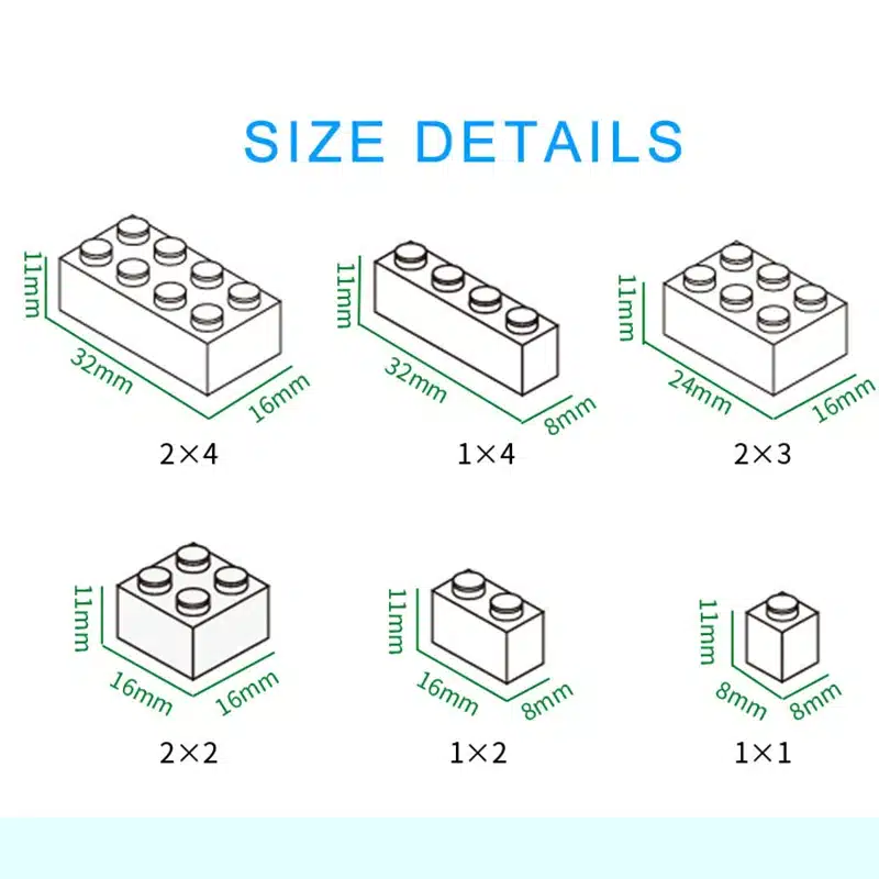 1000pcs Bricks Designer Creative Classic Brick DIY Building Blocks Educational Toys Bulk For Children Gift Compatible Legoe 4