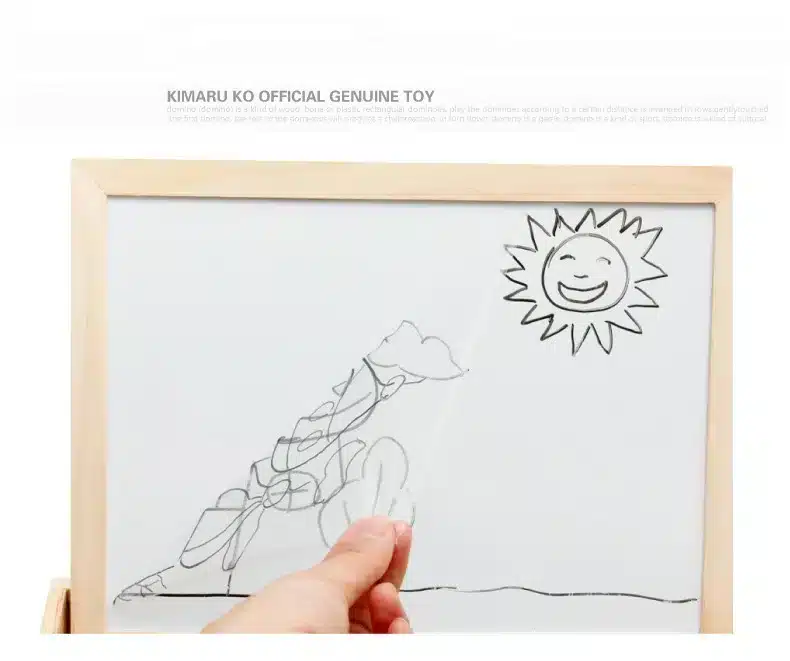 Mambobaby Cartoon Kids Educational Toys Wooden Puzzles For Children Forest Park Multifunctional Magnetic Puzzles Drawing Board 22