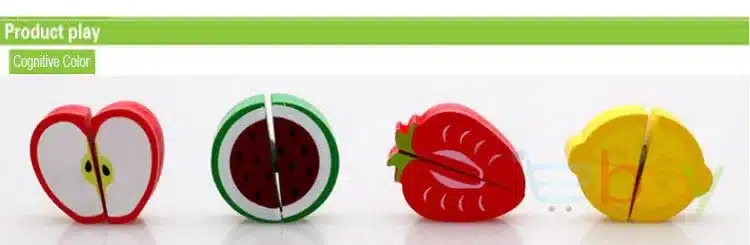 Wooden Toy Kitchen Cut Fruits Vegetables Dessert Kids Cooking Kitchen Toy Food Pretend Play Puzzle Educational Toys for Children 11