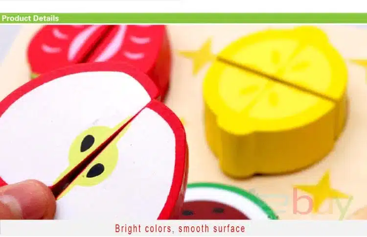 Wooden Toy Kitchen Cut Fruits Vegetables Dessert Kids Cooking Kitchen Toy Food Pretend Play Puzzle Educational Toys for Children 15