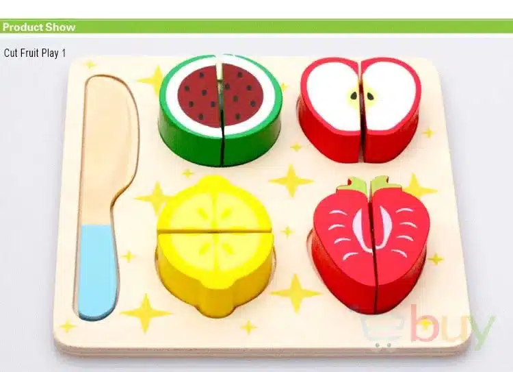 Wooden Toy Kitchen Cut Fruits Vegetables Dessert Kids Cooking Kitchen Toy Food Pretend Play Puzzle Educational Toys for Children 20