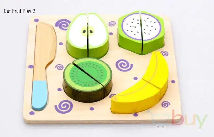 Wooden Toy Kitchen Cut Fruits Vegetables Dessert Kids Cooking Kitchen Toy Food Pretend Play Puzzle Educational Toys for Children 21