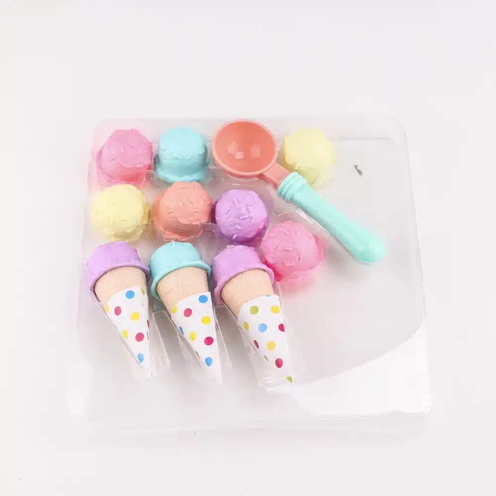 17PCS Ice Cream Play Set Pretend Play Toys Educational Kid Kitchen Set Fun Miniature Toys for Children 1