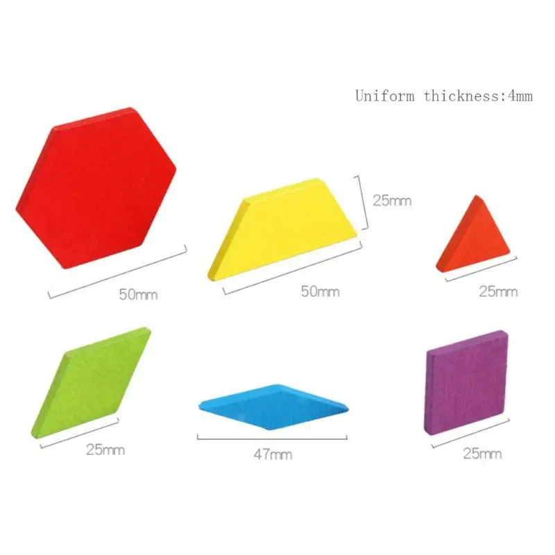155pcs Montessori Wooden Jigsaw Puzzle Board Set Colorful Baby Educational Wooden Toy for Children Learning Developing Toys 18