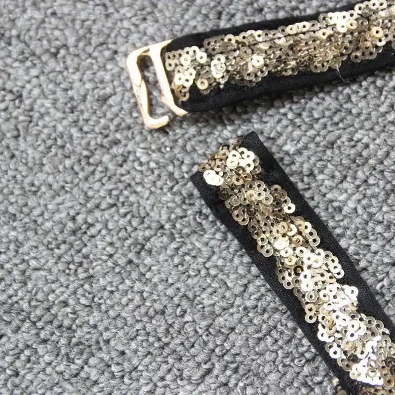 Tonlinker 2018 Gold Sequin Jumpsuit Women Sexy Party suit V Neck Backless Women Clubwear Bodysuit Overalls Macacao Feminino 11