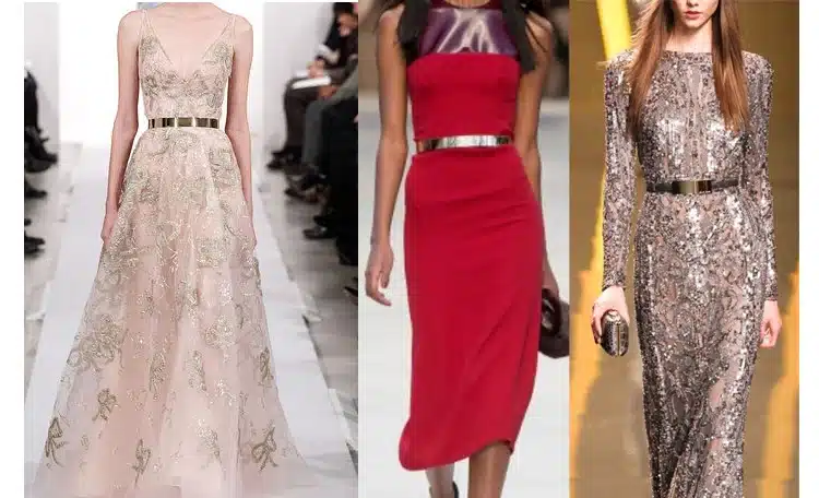 Women Punk Full Metal Mirror skinny Waist Belt 2018 Metallic Gold Plate Wide Lady ceinture sashes for dresses J002 11