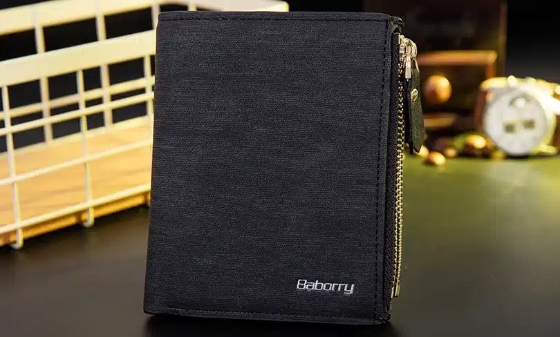 RFID Theft Protec Coin Bag zipper men wallets famous brand mens wallet male money purses Wallets New Design Top Men Wallet 5