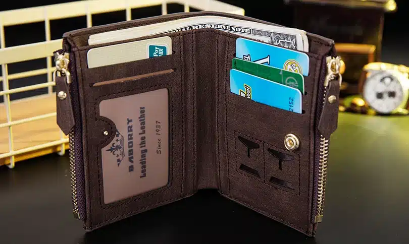 RFID Theft Protec Coin Bag zipper men wallets famous brand mens wallet male money purses Wallets New Design Top Men Wallet 8