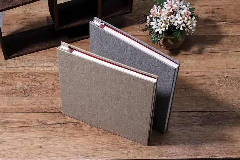 New Linen Self-Adhesive Film DIY Cheap Photo Album Wedding Album Retro Family Large-Capacity Photo Album Handmade Creative Gifts 2