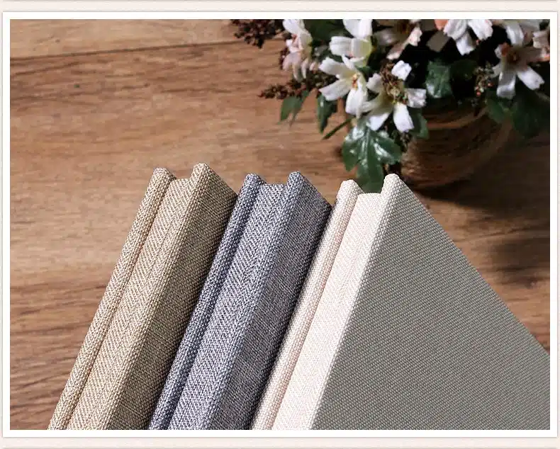 New Linen Self-Adhesive Film DIY Cheap Photo Album Wedding Album Retro Family Large-Capacity Photo Album Handmade Creative Gifts 5