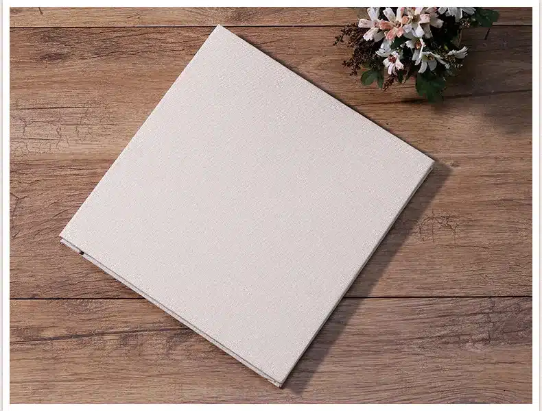 New Linen Self-Adhesive Film DIY Cheap Photo Album Wedding Album Retro Family Large-Capacity Photo Album Handmade Creative Gifts 7