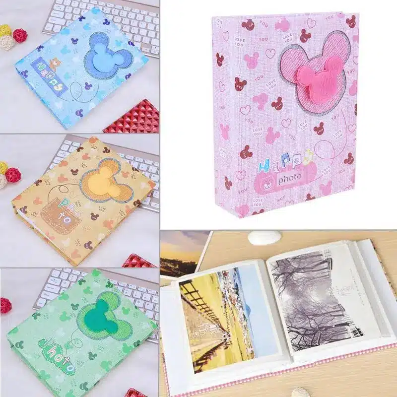 100 200 Pockets 5/7 inch Cartoon Photo Album Mini Instant Picture Case Storage For Kid Birthday Gifts Mini Film Instax Album 17