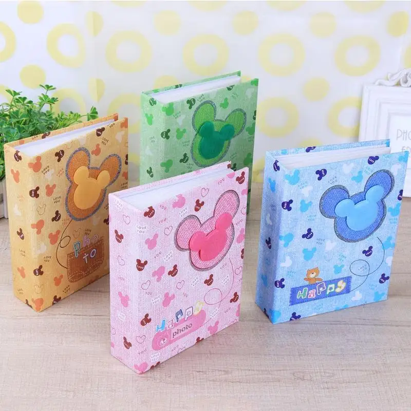 100 200 Pockets 5/7 inch Cartoon Photo Album Mini Instant Picture Case Storage For Kid Birthday Gifts Mini Film Instax Album 19