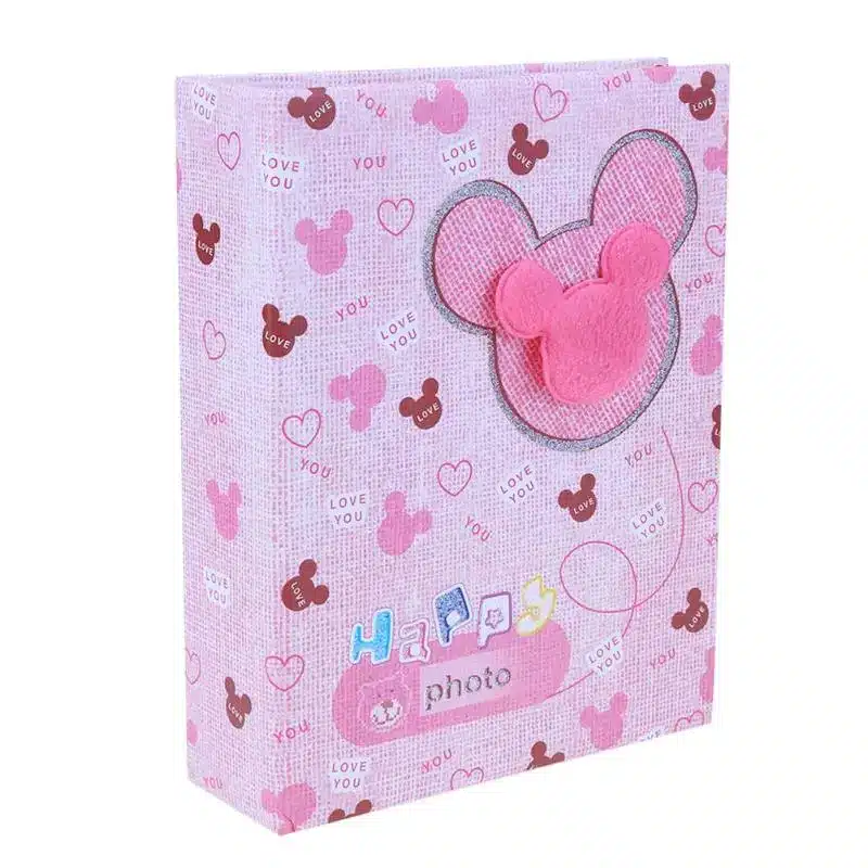 100 200 Pockets 5/7 inch Cartoon Photo Album Mini Instant Picture Case Storage For Kid Birthday Gifts Mini Film Instax Album 25