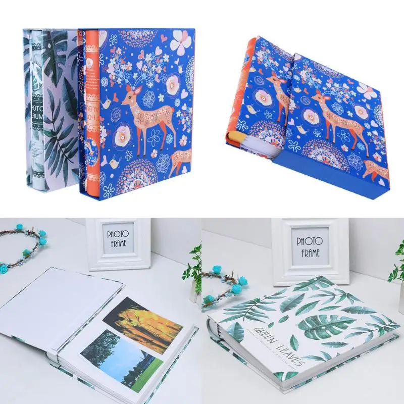 200 Pages Photo Album Scrapbook Paper Baby Family large 6 inch Interleaf Loose-Leaf Albums Wedding Foto Album Scrapbooking 9