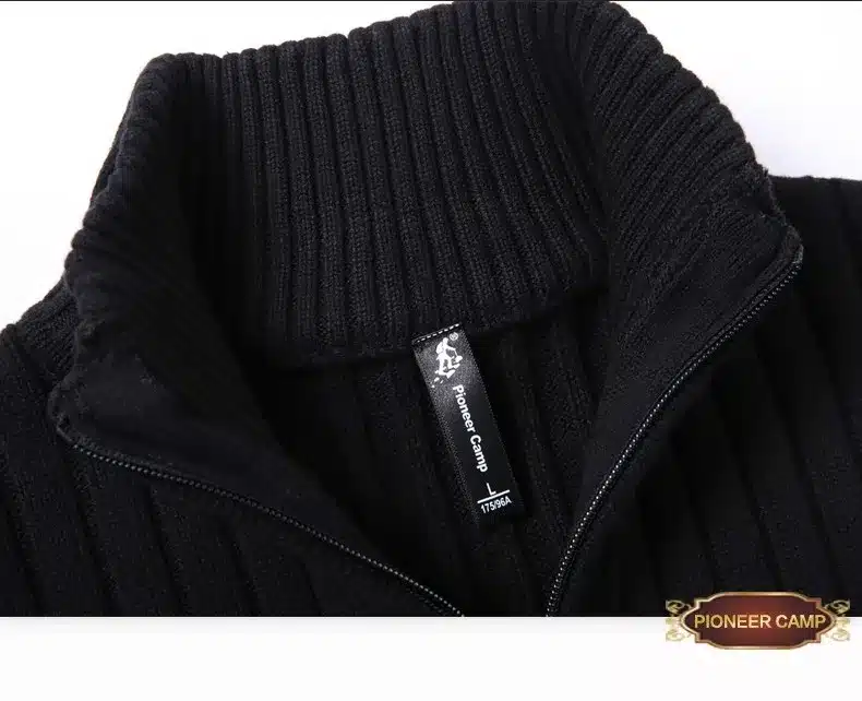 Pioneer Camp mens cardigan sweater famous brand clothing slim fit zipper male sweaters top quality cardigan for men 28