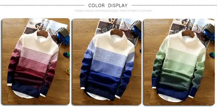 2018 New Spring and Autumn Fashion Casual Sweater O-Neck Slim Fit Knitting Mens Sweaters And Pullovers Men Pullover Men XXL 2