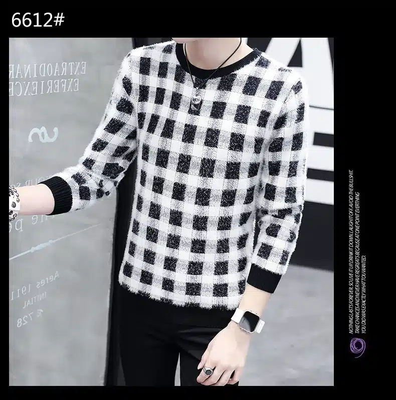 LENSTID 9 Styles 2018 Autumn Winter New Casual Sweater Men Pattern Knitted Pullovers Fashion Slim Fit Christmas Gift Male 6616# 5