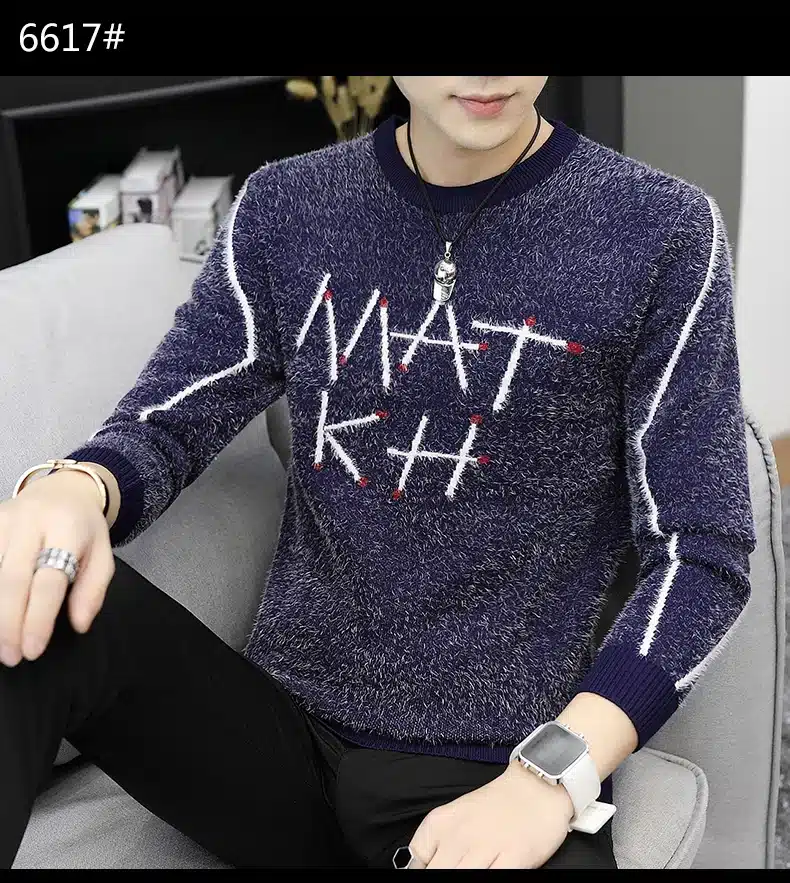 LENSTID 9 Styles 2018 Autumn Winter New Casual Sweater Men Pattern Knitted Pullovers Fashion Slim Fit Christmas Gift Male 6616# 14