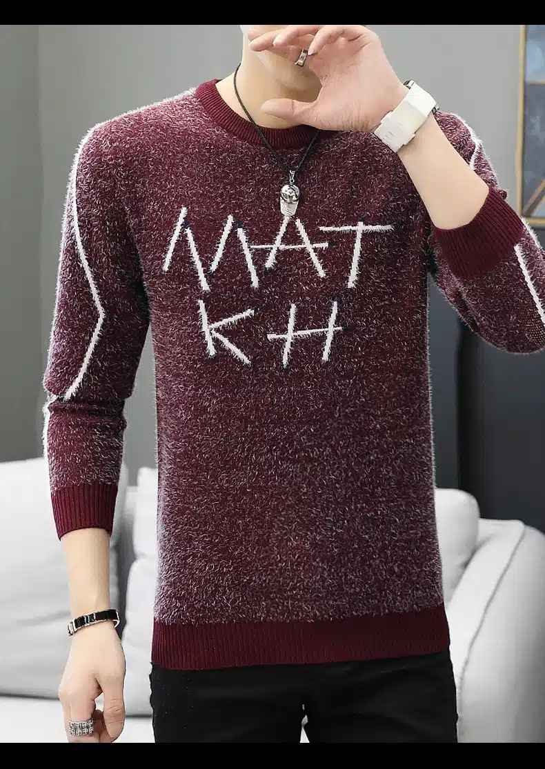 LENSTID 9 Styles 2018 Autumn Winter New Casual Sweater Men Pattern Knitted Pullovers Fashion Slim Fit Christmas Gift Male 6616# 15