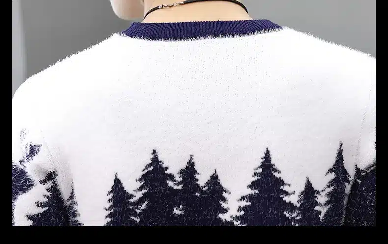 LENSTID 9 Styles 2018 Autumn Winter New Casual Sweater Men Pattern Knitted Pullovers Fashion Slim Fit Christmas Gift Male 6616# 41