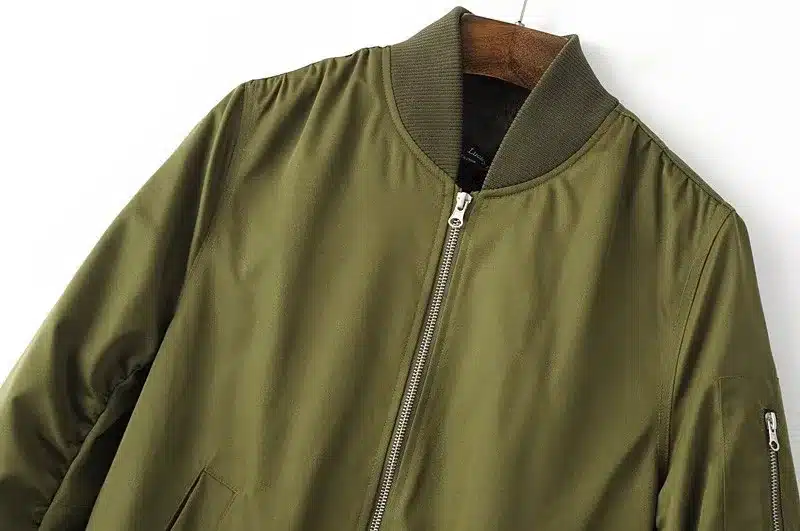 2018 Spring Casual Bomber Jacket Women Basic Jacket Pocket Zipper Windbreaker Tops Fashion Coat Female Stand Collar Outerwear 17